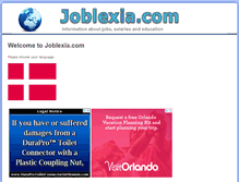 Tablet Screenshot of joblexia.com